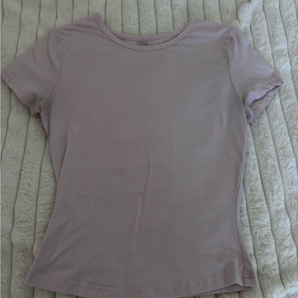 Women's pink Short Sleeve Top